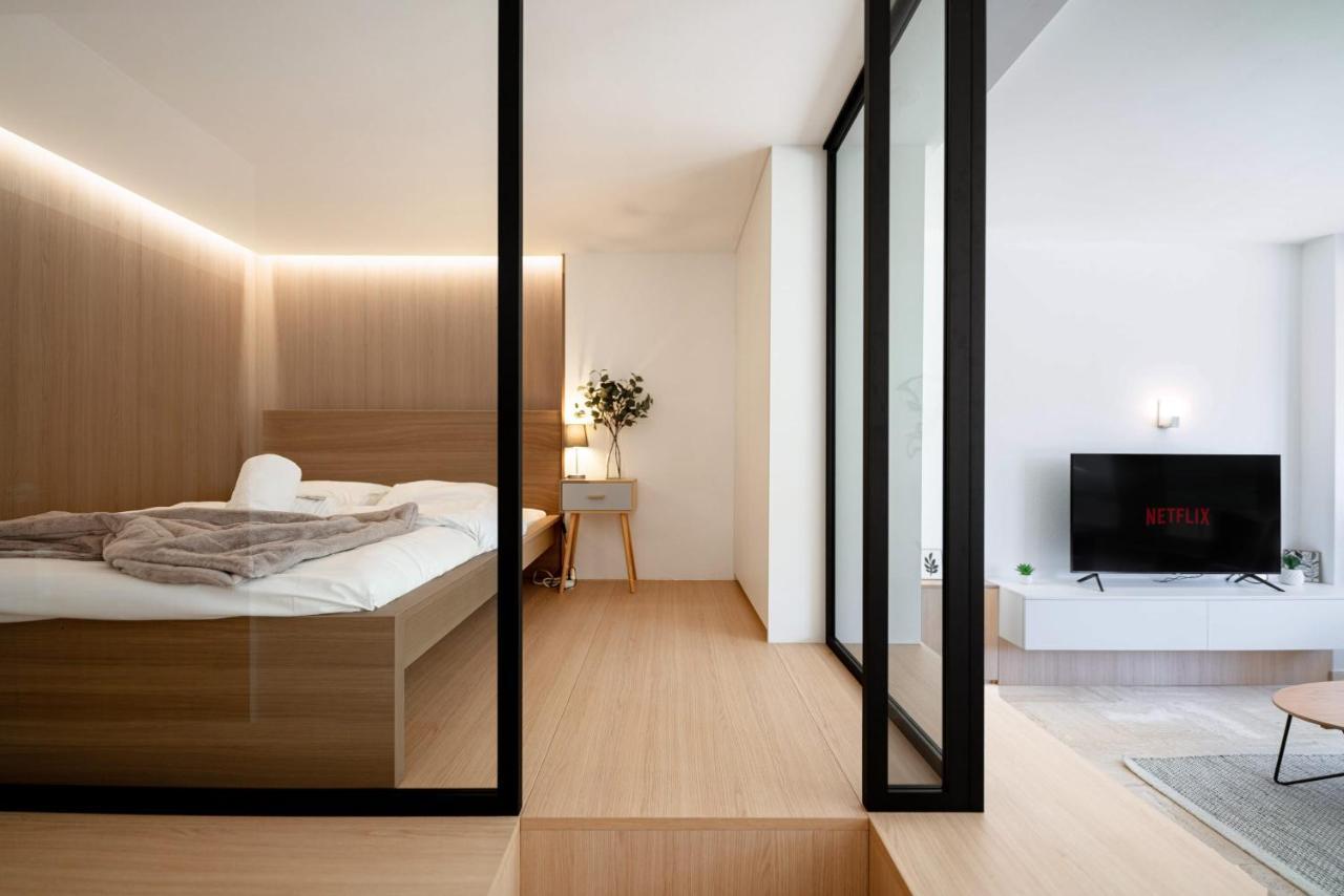 Stylish Minimalism In Kirchberg 1 Bus Stop To Lux Cntr Appartement Luxemburg